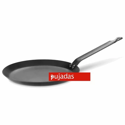 Pujadas Steel Classic vas palacsintasütő, bevonatmentes 24 cm