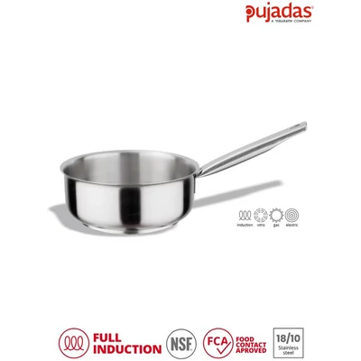 PUJADAS Inox Pro  alacsony gyorsforraló  fedő nélkül