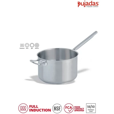 PUJADAS Inox Pro magas  gyorsforraló  fedő nélkül