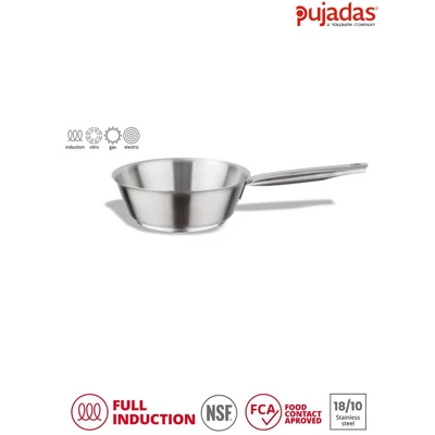 PUJADAS Inox Pro szatőz (sauteuse) fedő nélkül