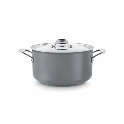 Pujadas Cool line fazék fedővel, 20 cm, szürke
