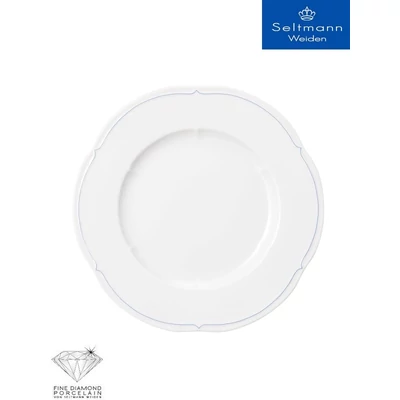 Seltmann Weiden Versailles lapostányér kék dekor, 28 cm