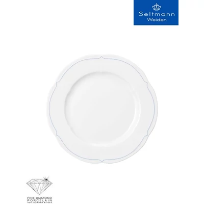 Seltmann Weiden Versailles lapostányér kék dekor, 23 cm