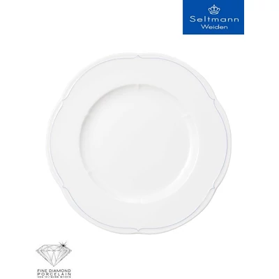 Seltmann Weiden Versailles lapostányér kék dekor, 33 cm