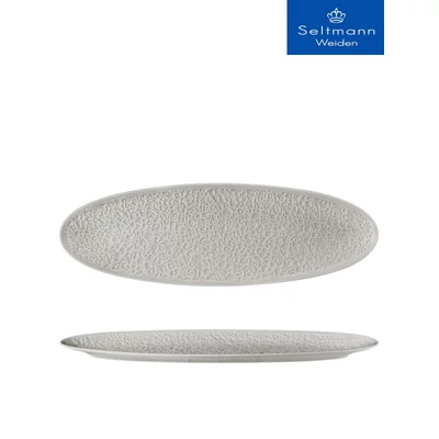 Seltmann Weiden NORI ovális tál szürke, 44 x 14 cm