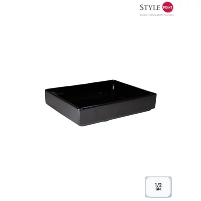 StylePoint büfé tál fekete GN 1/2 32.1 x 26.2 x 6.5 cm