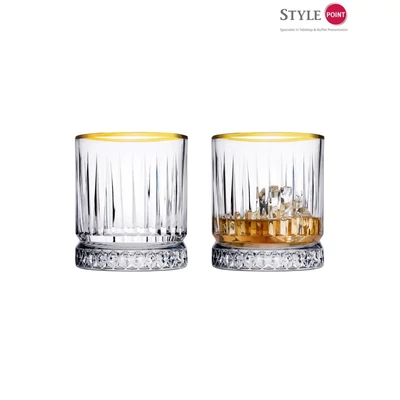 StylePoint Elysia golden touch whiskys pohár, 355 ml