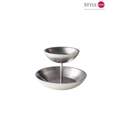 StylePoint rozsdamentes acél étazser Ø40/Ø27 x 33cm