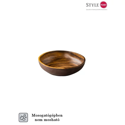 StylePoint African wood melamin tál 33x33x9 cm