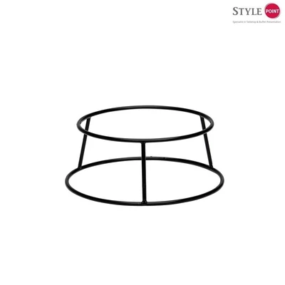 StylePoint csúszásgátlós büfé kiemelő fekete 25x21x10 cm