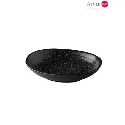StylePoint Chameleon mélytányér fekete, 24 cm