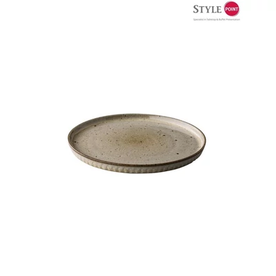 StylePoint Stone White tányér magasított peremmel, 26,5 cm