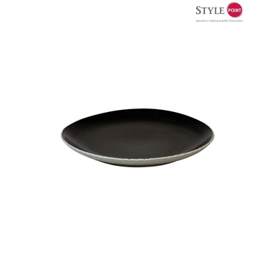 StylePoint Natura lapostányér fekete, 29,5 cm
