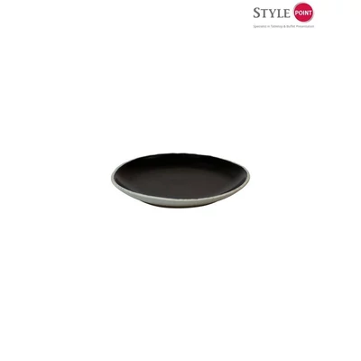 StylePoint Natura lapostányér fekete