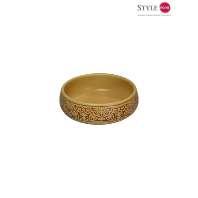 StylePoint  Barcelona tál okker 8-17 cm