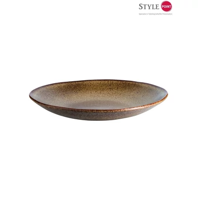 StylePoint Stone Brown coupé mélytányér, 26,5 cm