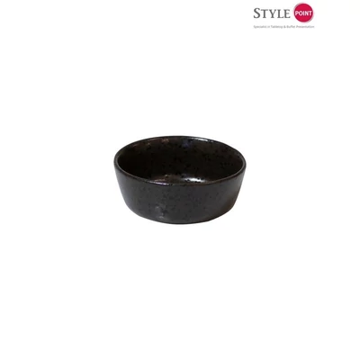 StylePoint Black Speckle szószos tál, 8 cm