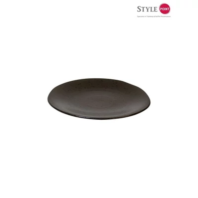 StylePoint Black Speckle lapostányér, 31,5 cm