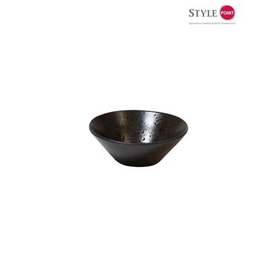 StylePoint Black Speckle tálka, 16,5 cm