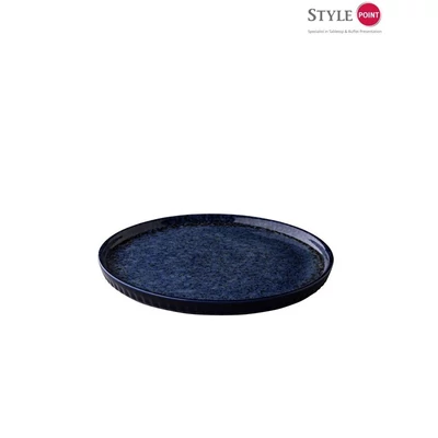 StylePoint Stone Blue tányér magasított peremmel, 26,5 cm