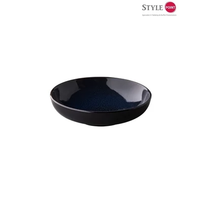 StylePoint Speckle mélytányér kék, 22 cm