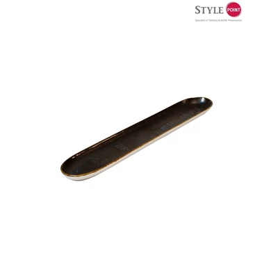 StylePoint Amazon 'Starry Night' ovális tál, 45,6 x 7,8 cm