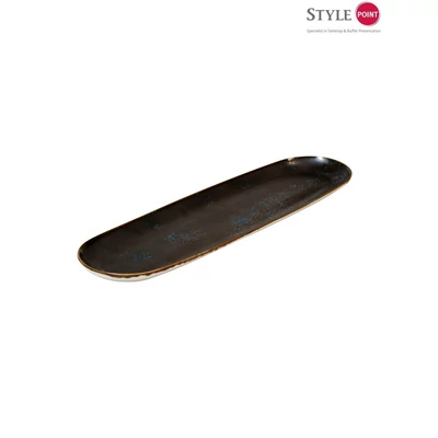StylePoint Amazon 'Starry Night' ovális tál, 46 x 14 cm