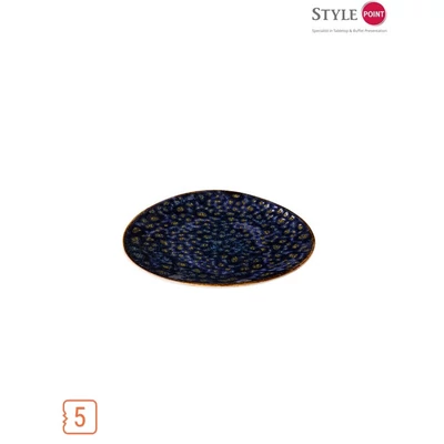 StylePoint Jersey háromszög lapostányér kék, 21 cm