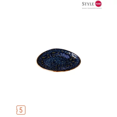 StylePoint Jersey háromszög lapostányér kék