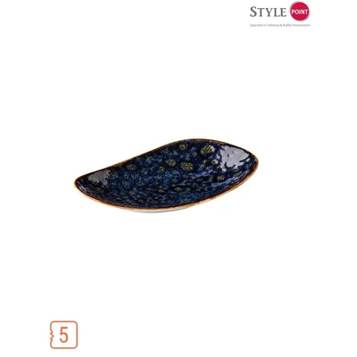 StylePoint Jersey szögletes tál kék, 20,5 cm