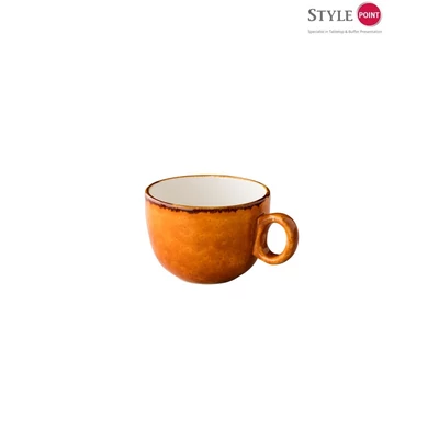StylePoint Jersey sorolható tejeskávés-csésze narancssárga, 350 ml