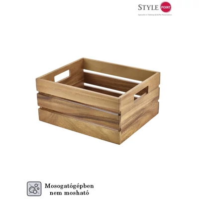 StylePoint akácfa doboz GN ½ 32.5x26.5x15.3 cm