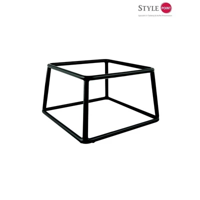 StylePoint szögletes csúszásgátlós büfé kiemelő fekete 10 cm