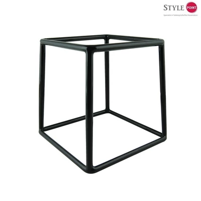 StylePoint szögletes csúszásgátlós büfé kiemelő fekete 18 cm
