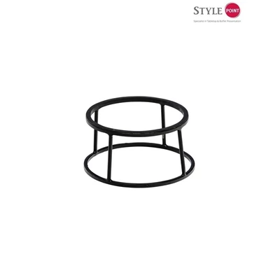 StylePoint büfé kiemelő fekete Ø22/24 x12 cm