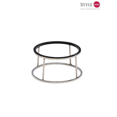 StylePoint rozsdamentes büfé kiemelő Ø22/24 x12 cm