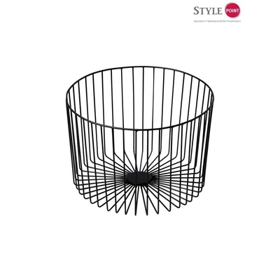 StylePoint StylePoint büfékosár fekete 33x23x33 cm
