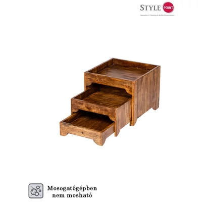 StylePoint fa büfépolc 3 szintes