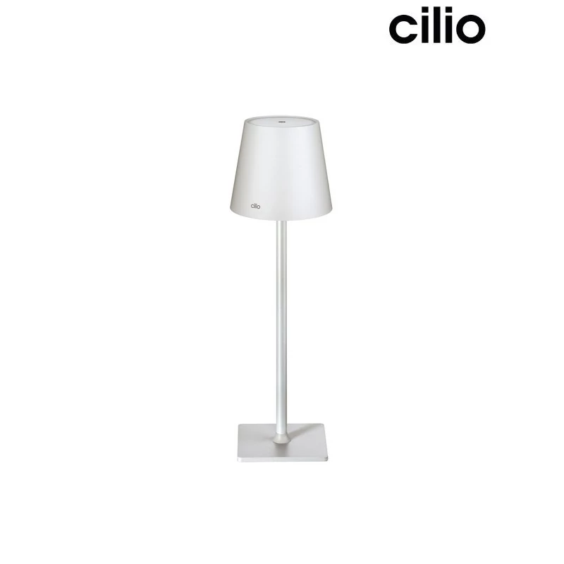 Cilio SOLE asztali LED-lámpa, fehér