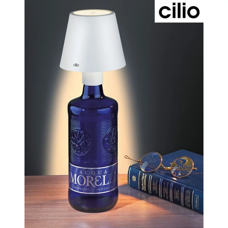 Cilio LUCE LED palack-lámpa, fehér