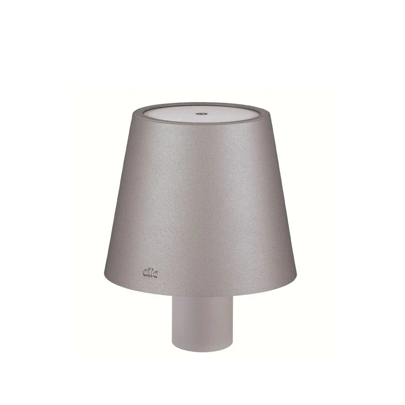 Cilio LUCE LED palack-lámpa, szürke