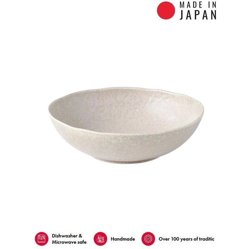 Made in Japan White Fade ovális tál, 19 x 17,5 cm