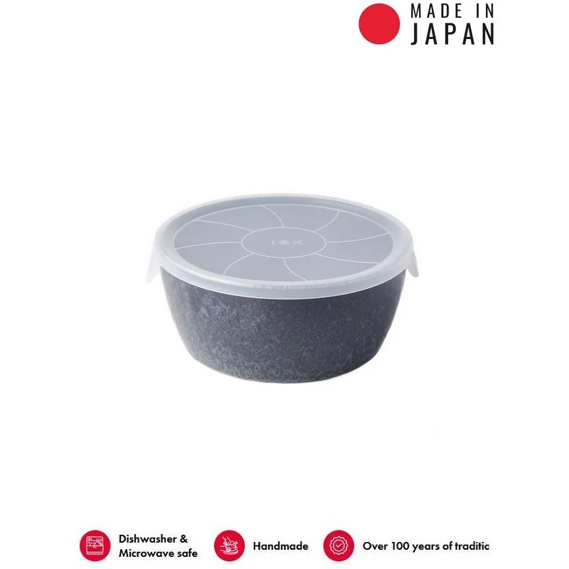 Made in Japan BB Black tál fedővel, 13 cm