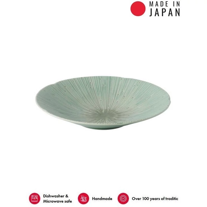 Made in Japan Ice Green paszta tál, 22,5 cm