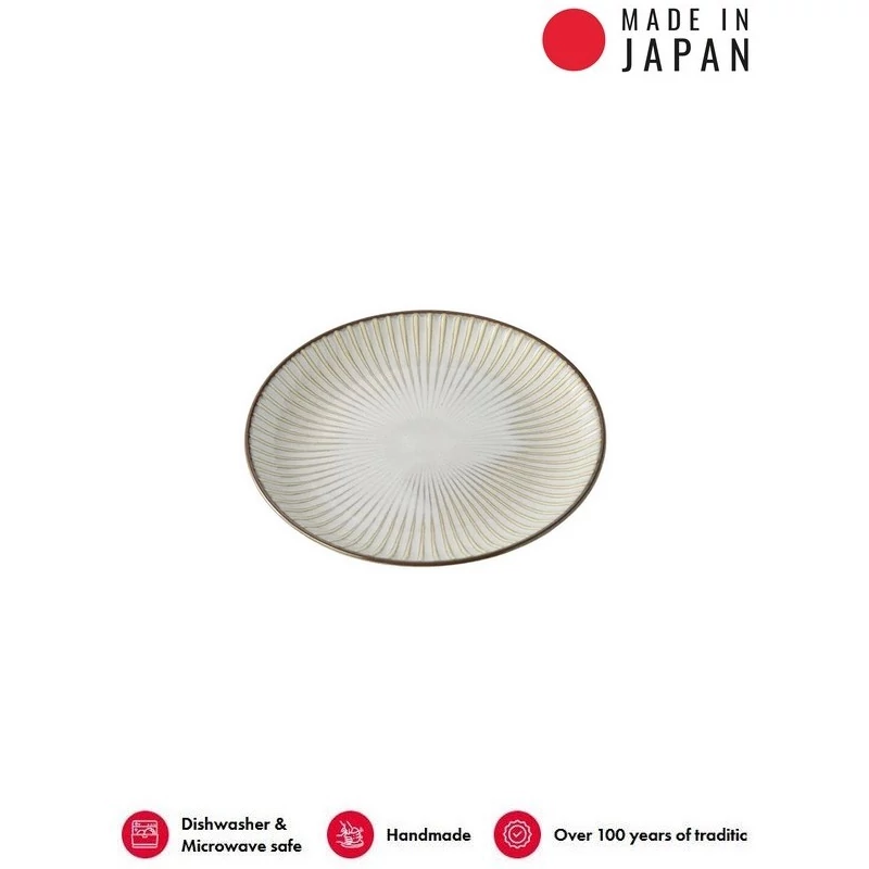 Made in Japan  White Sendan lapostányér, 20,5 cm