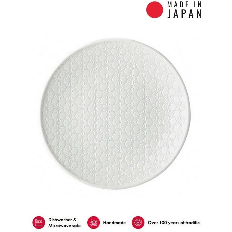 Made in Japan White Star lapostányér, 25,5 cm