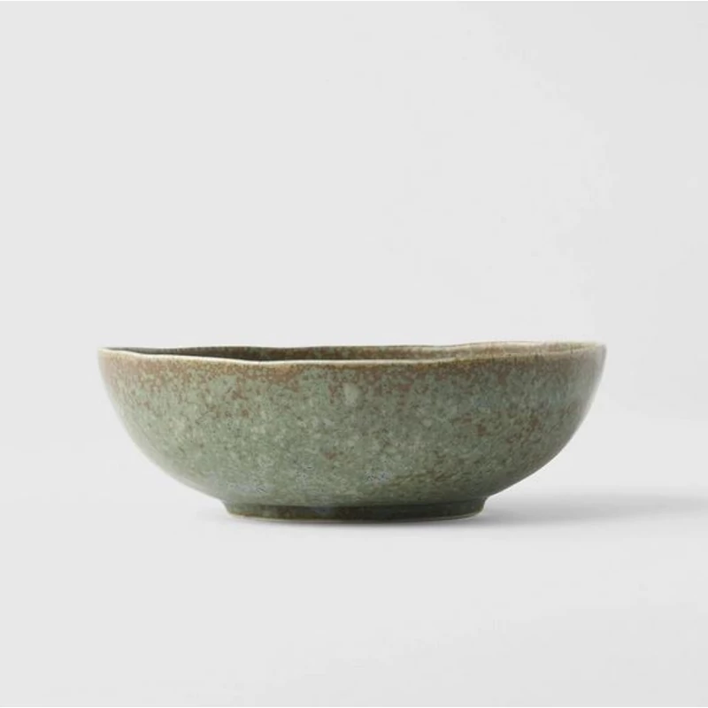 Made in Japan Green Fade ovális tál