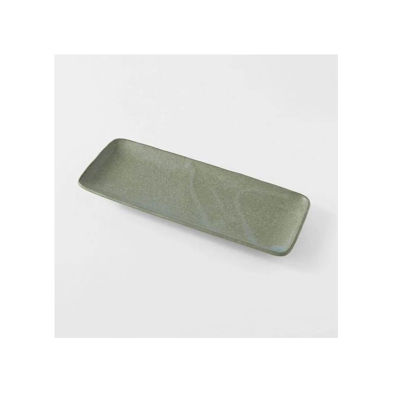Made in Japan Green Fade szögletes tál