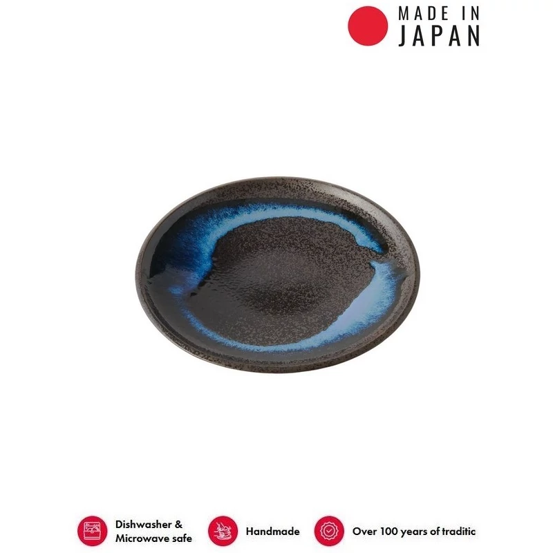 Made in Japan  Blue Blur tapas tányér, 17 cm