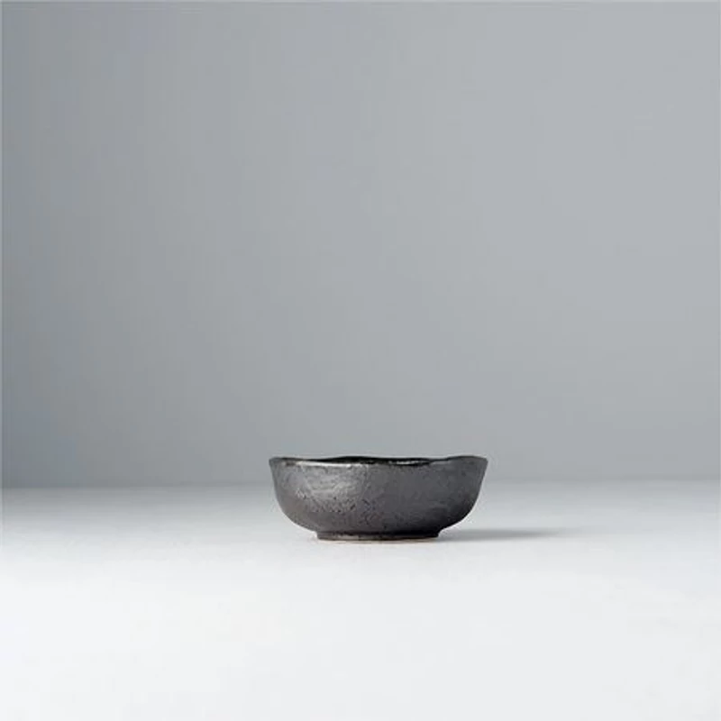 Made in Japan Black Mingei szószos tál, 8 cm